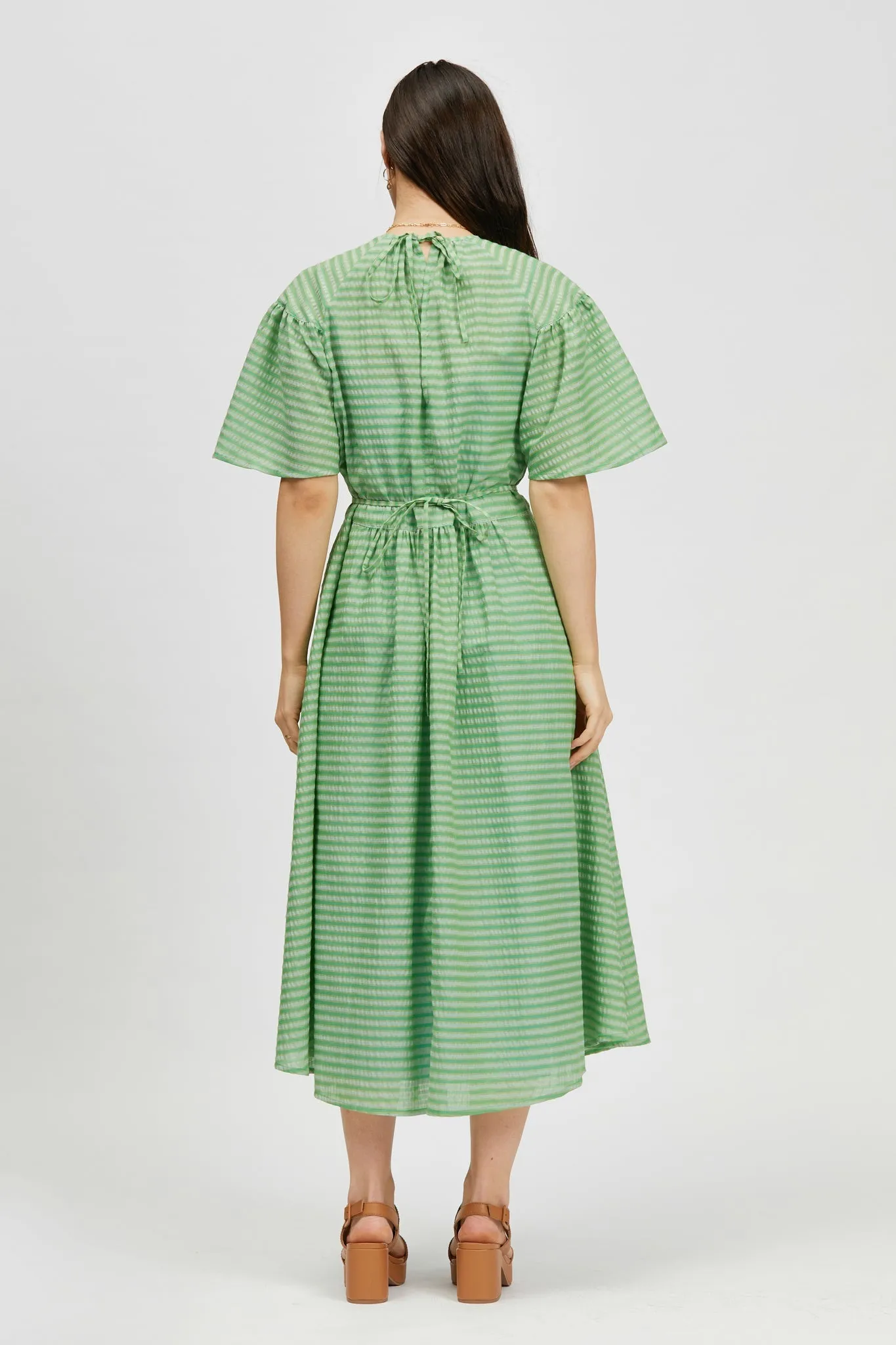 bul Prazer Dress Green Stripe / Light Blue