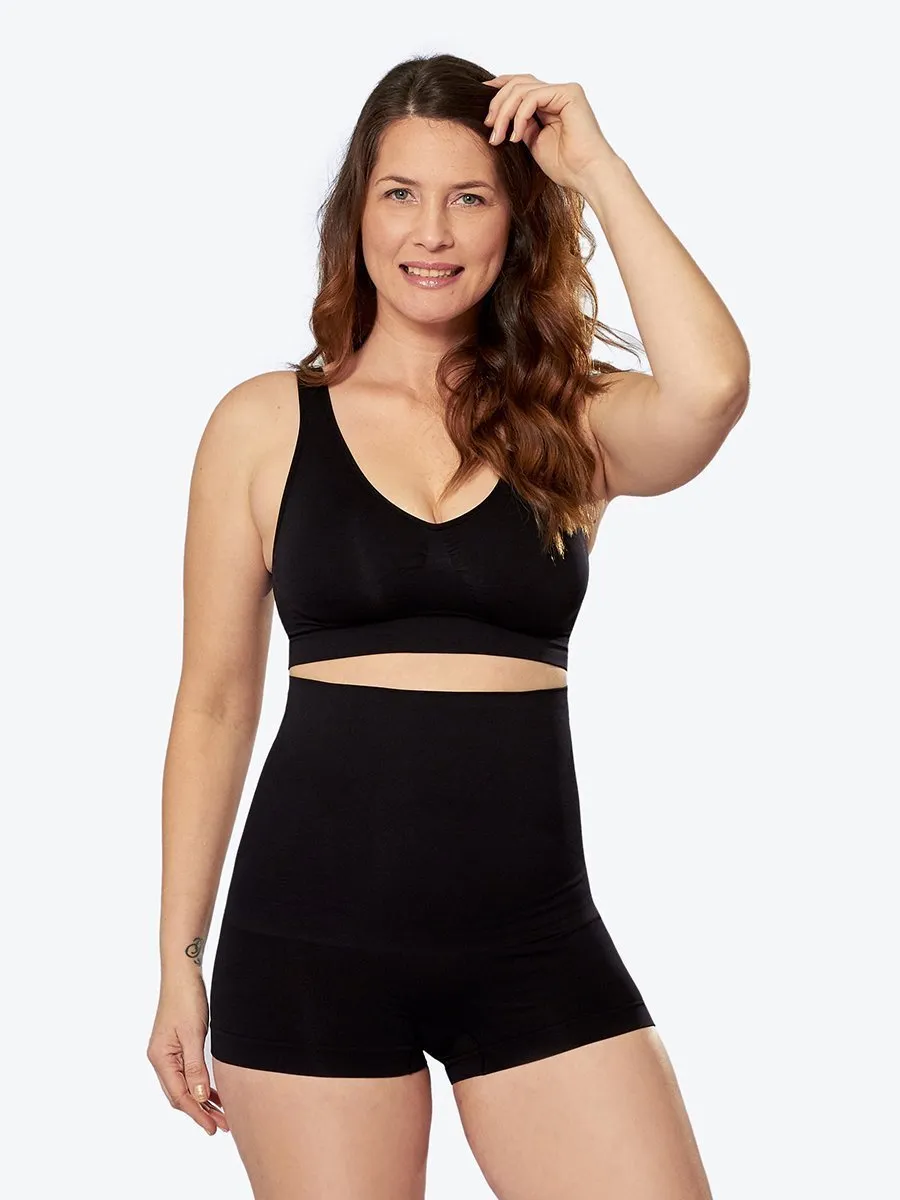 Bundle Shapermint Essentials - 1 High-Waisted Shaper Shorts + 1 High-Waisted Shaper Boyshort