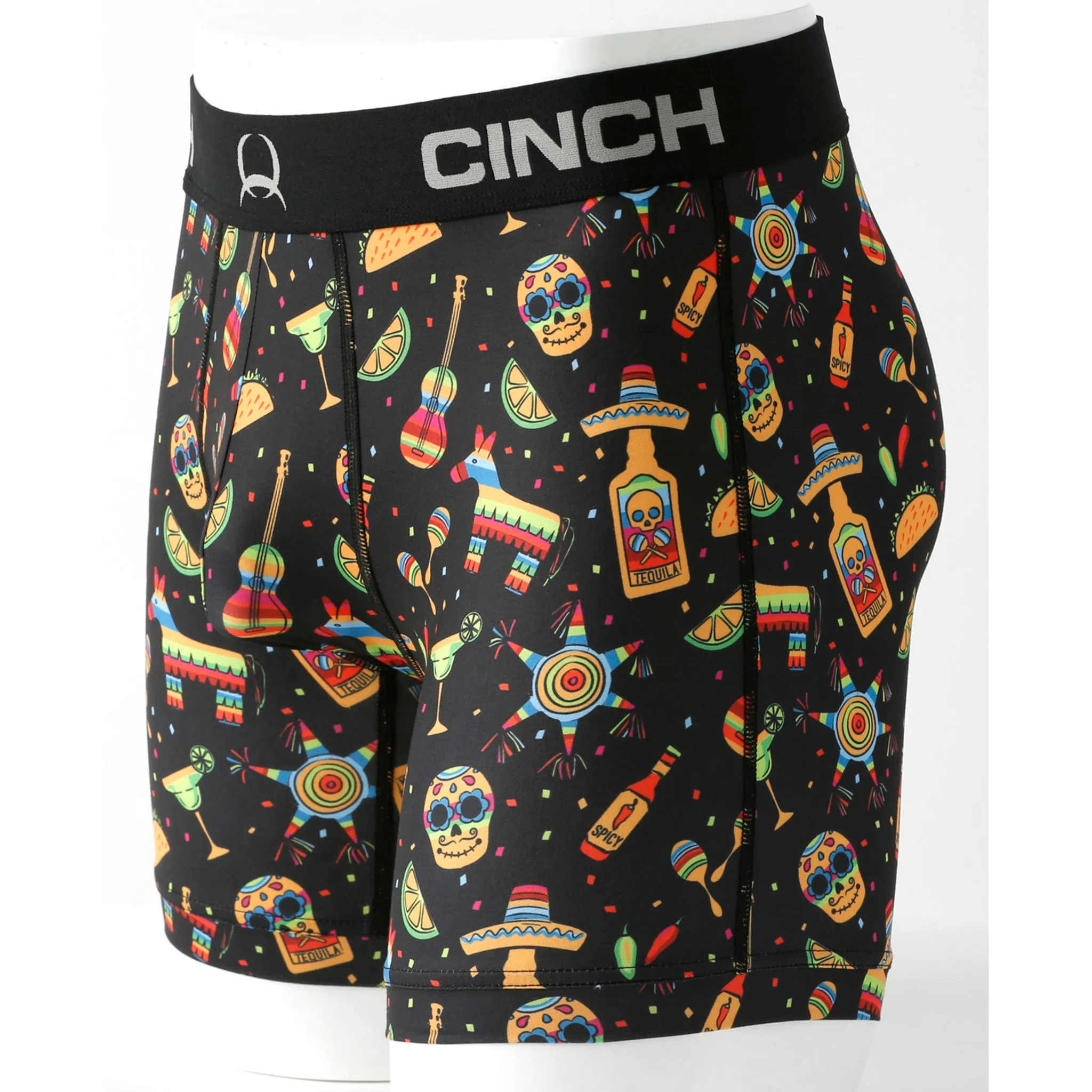 Cinch Men's 6 Black Fiesta Boxer