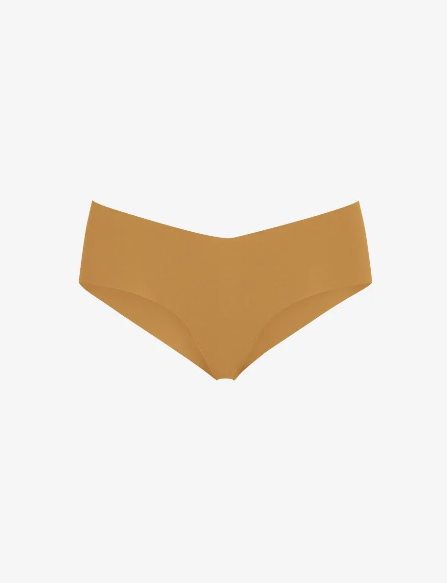 Commando: Seamless Boyshort Brief - Caramel