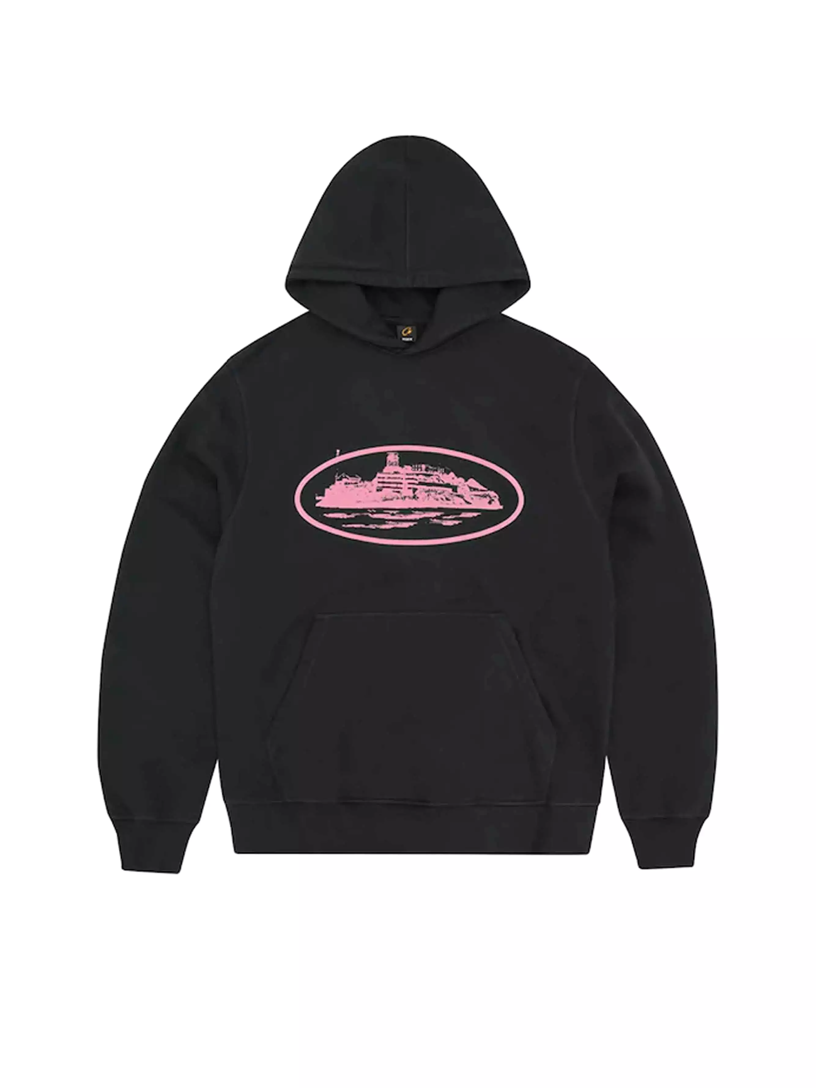 Corteiz Alcatraz V2 Hoodie Black/Pink