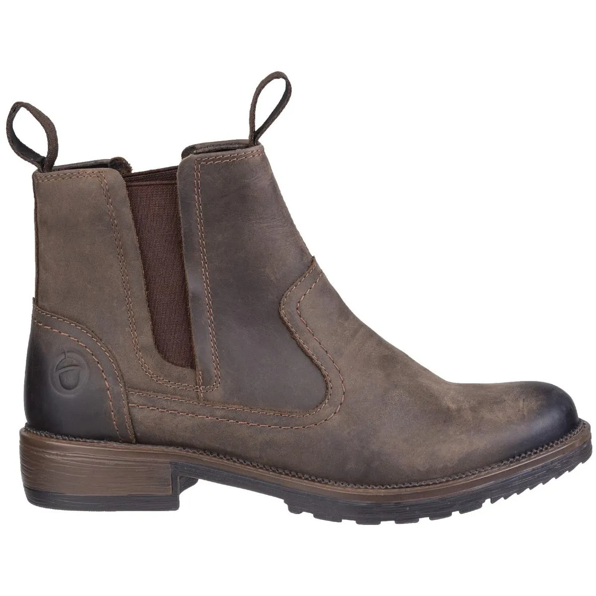 Cotswold Laverton Slip On Ankle Boot Brown