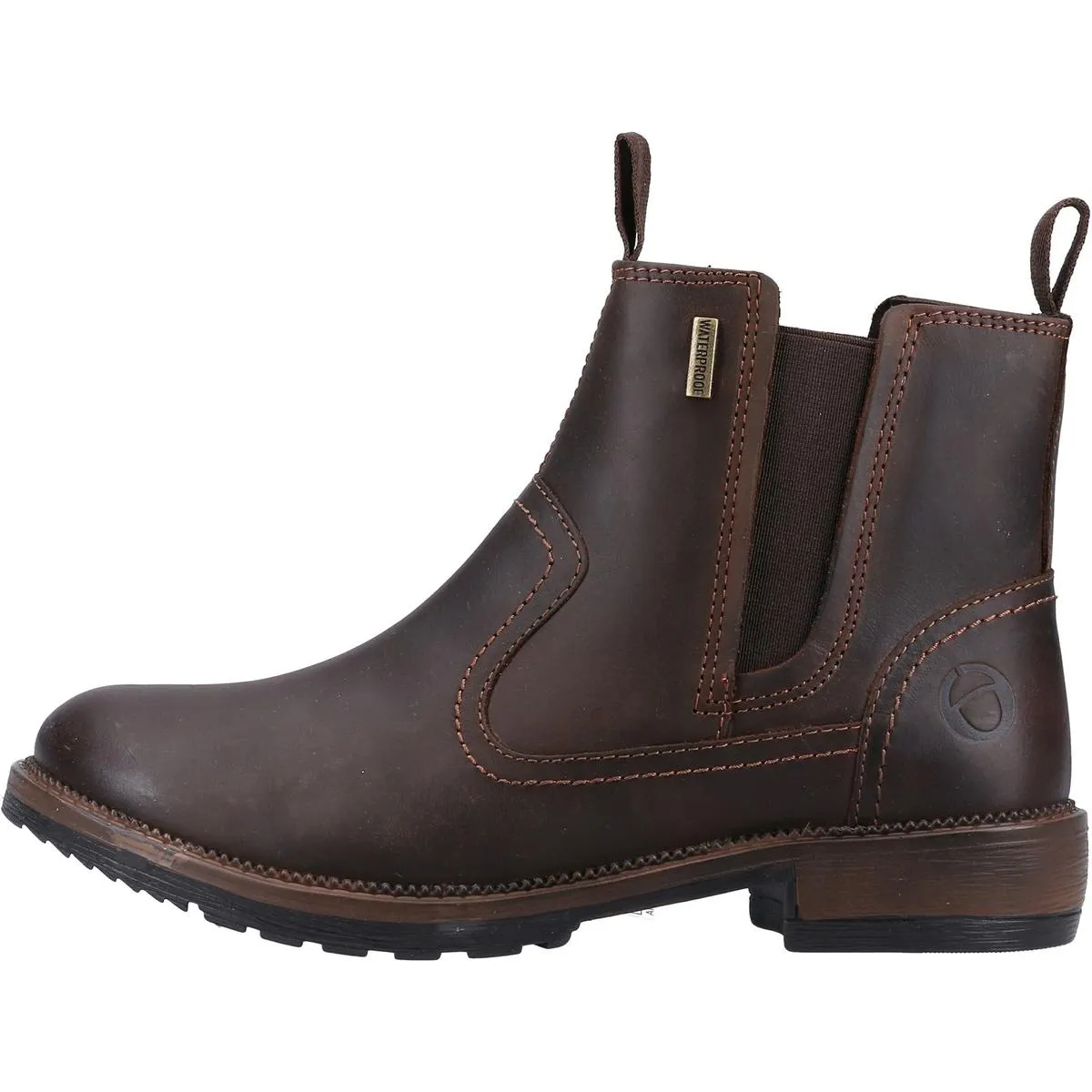 Cotswold Laverton Slip On Ankle Boot Brown