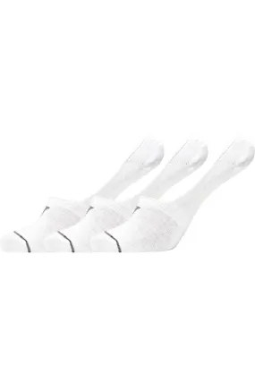 CR7 3-Pack Cotton Stretch No-Show Socks White