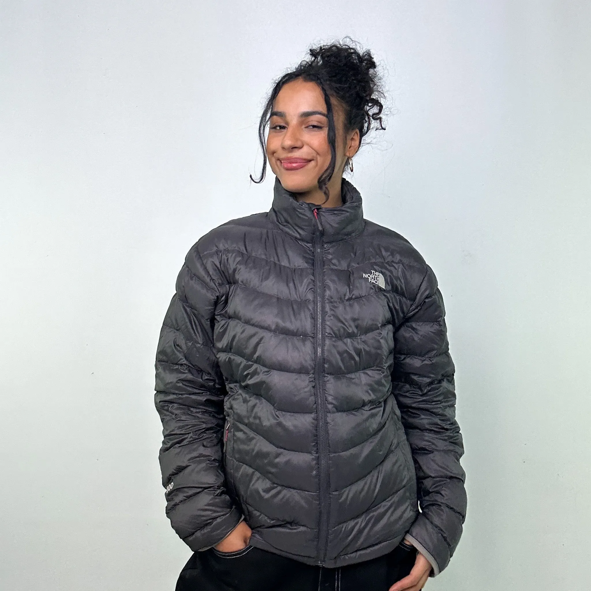 Dark Grey 90s The North Face 800 Summit Series Puffer Jacket Coat (L)