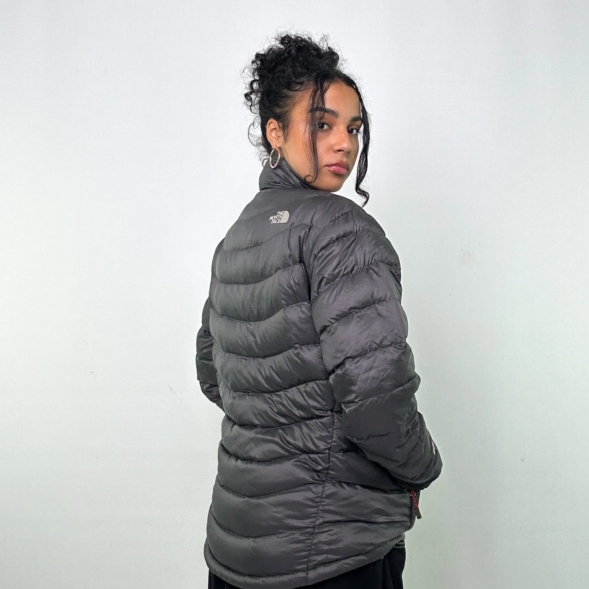 Dark Grey 90s The North Face 800 Summit Series Puffer Jacket Coat (L)