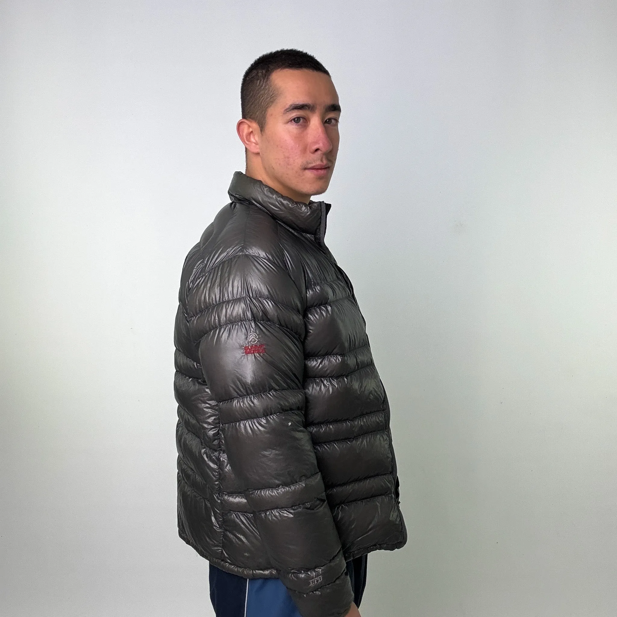 DARK GREY 90S THE NORTH FACE PUFFER JACKET COAT (