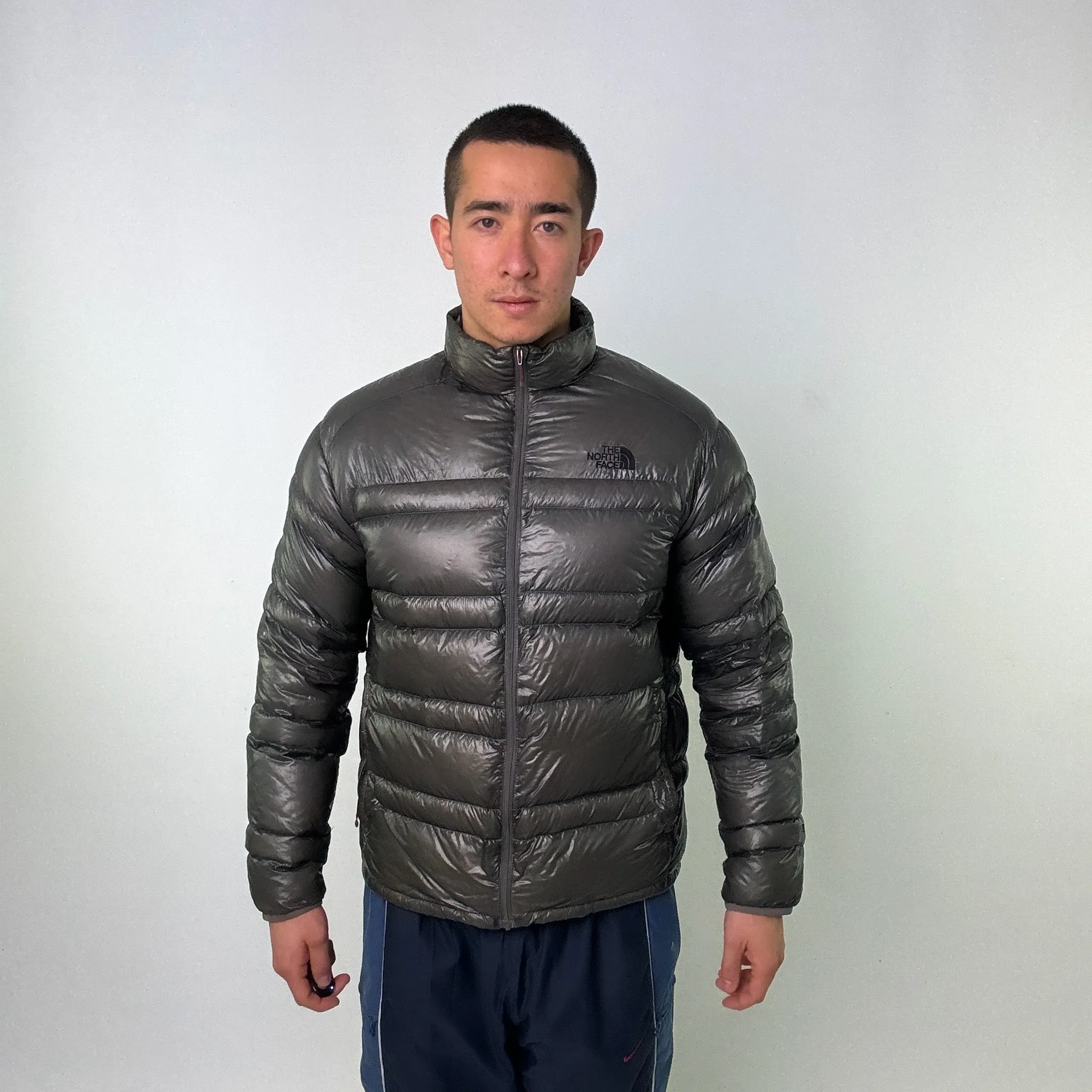 DARK GREY 90S THE NORTH FACE PUFFER JACKET COAT (