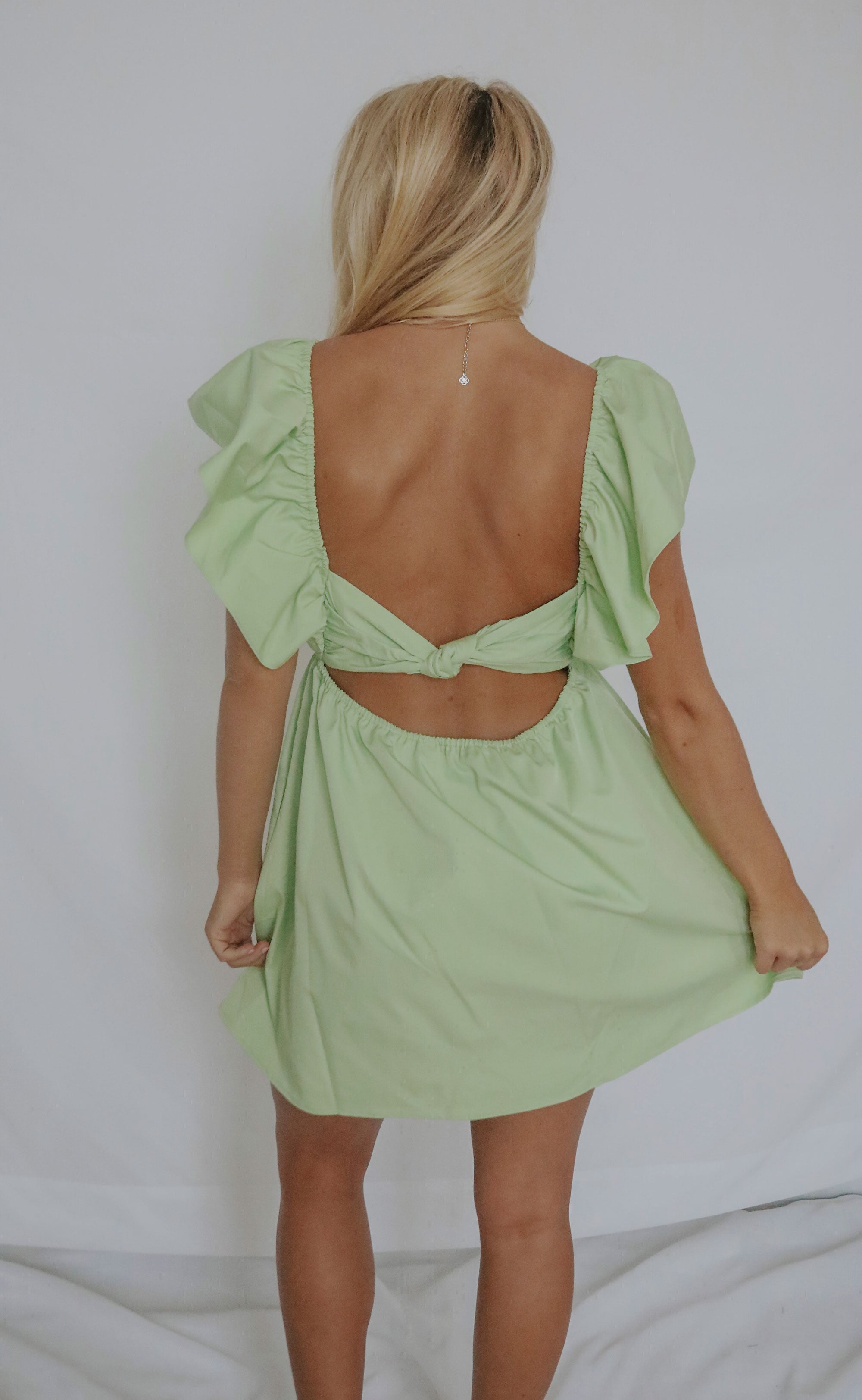 don't hurt me dress - green