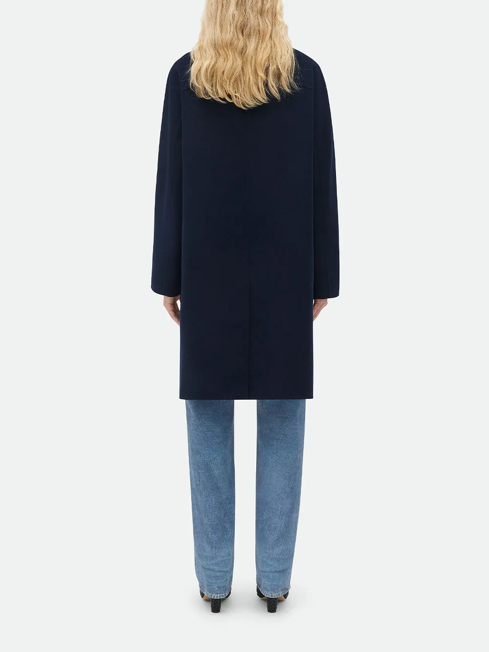 Double wool cashmere coat