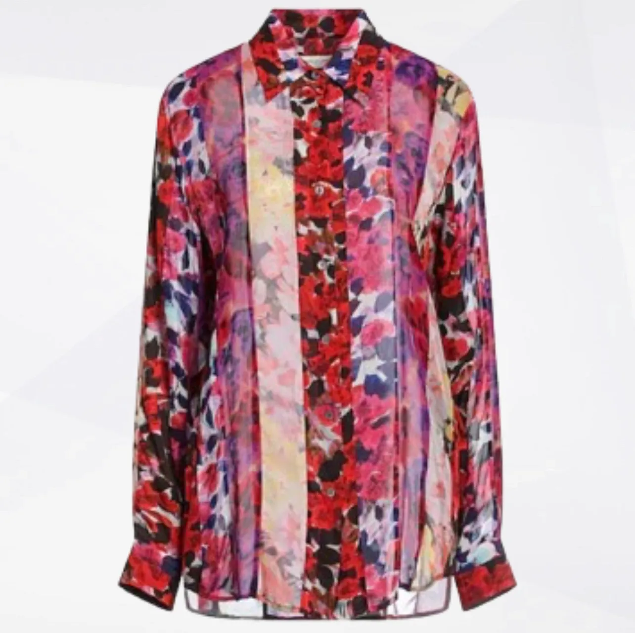 Dries Van Noten  |Flower Patterns Elegant Style Shirts & Blouses