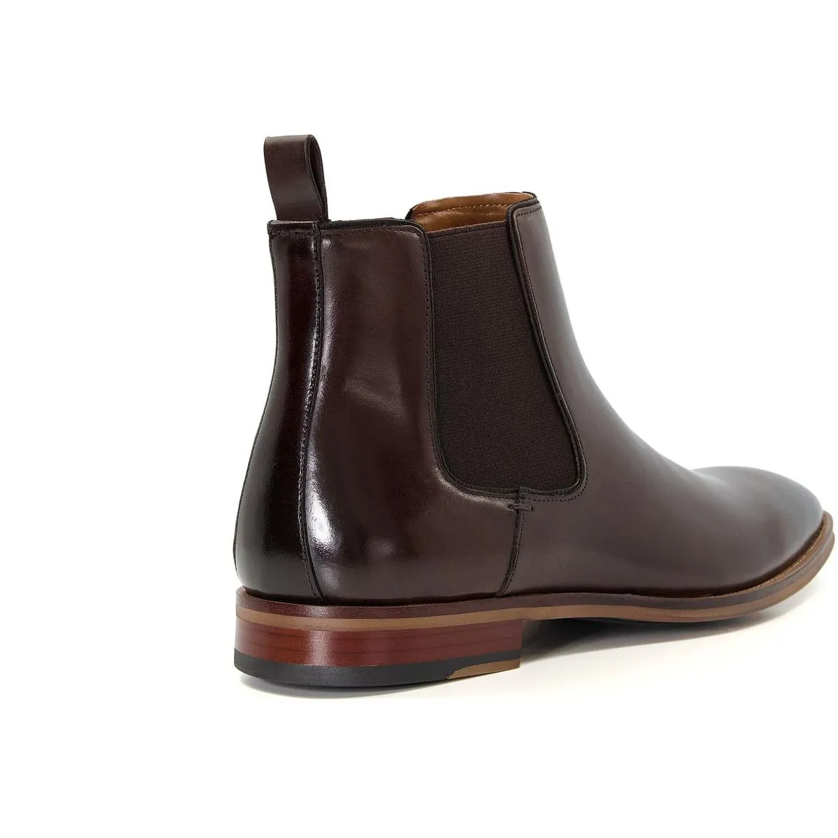 Dune Market Chelsea Boot Dark Brown