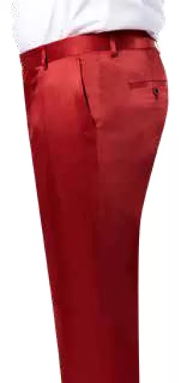 EJ Samuel Red Satin Pants PS01