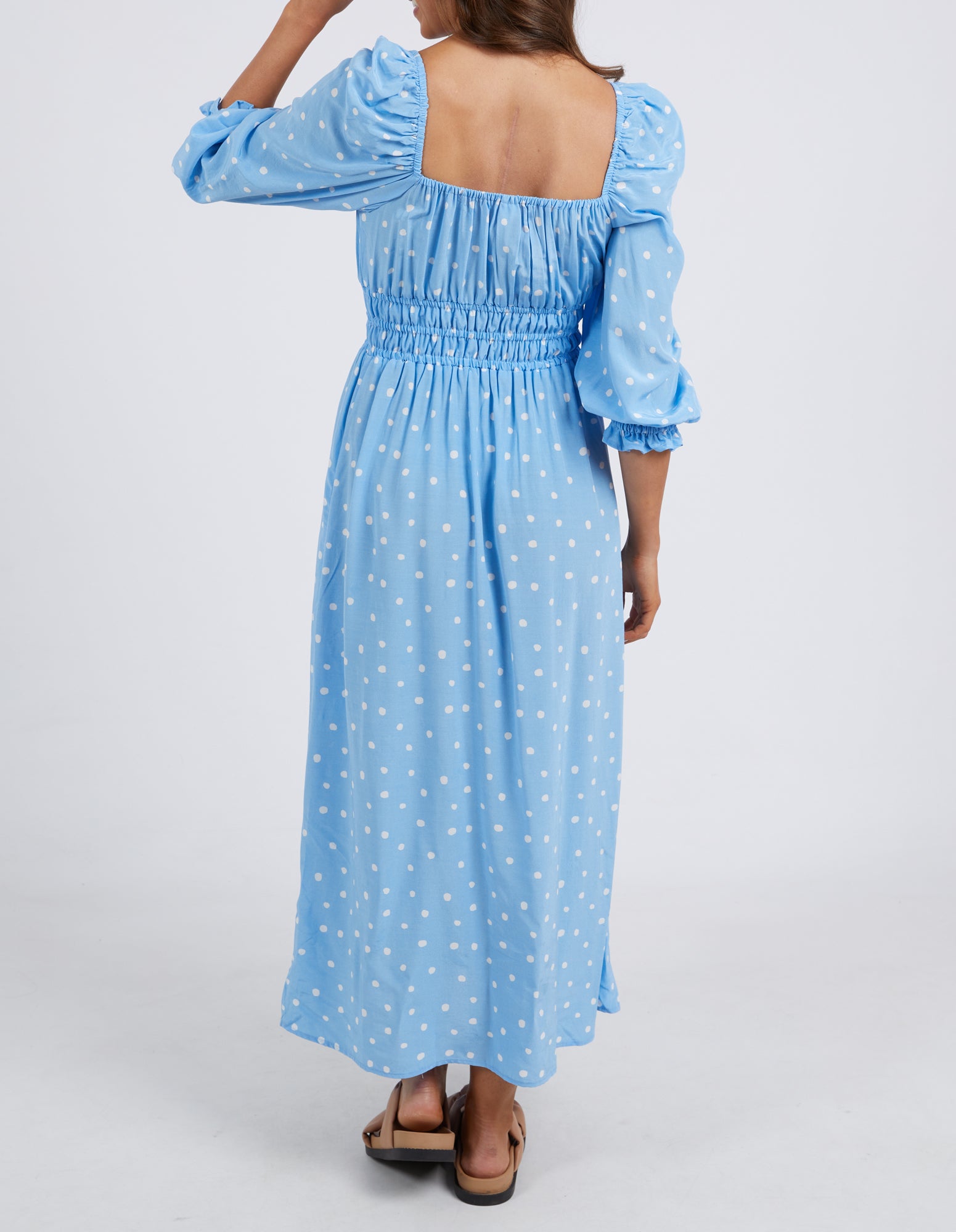 Elm Romy Spot Dress - Azure Blue