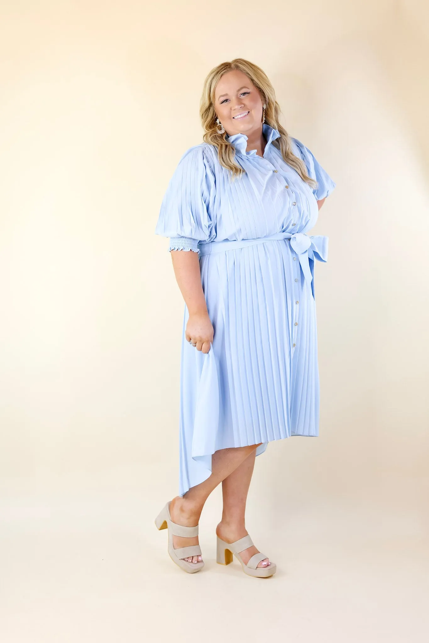 Emily McCarthy | Rowan Dress in Sail (Light Blue)