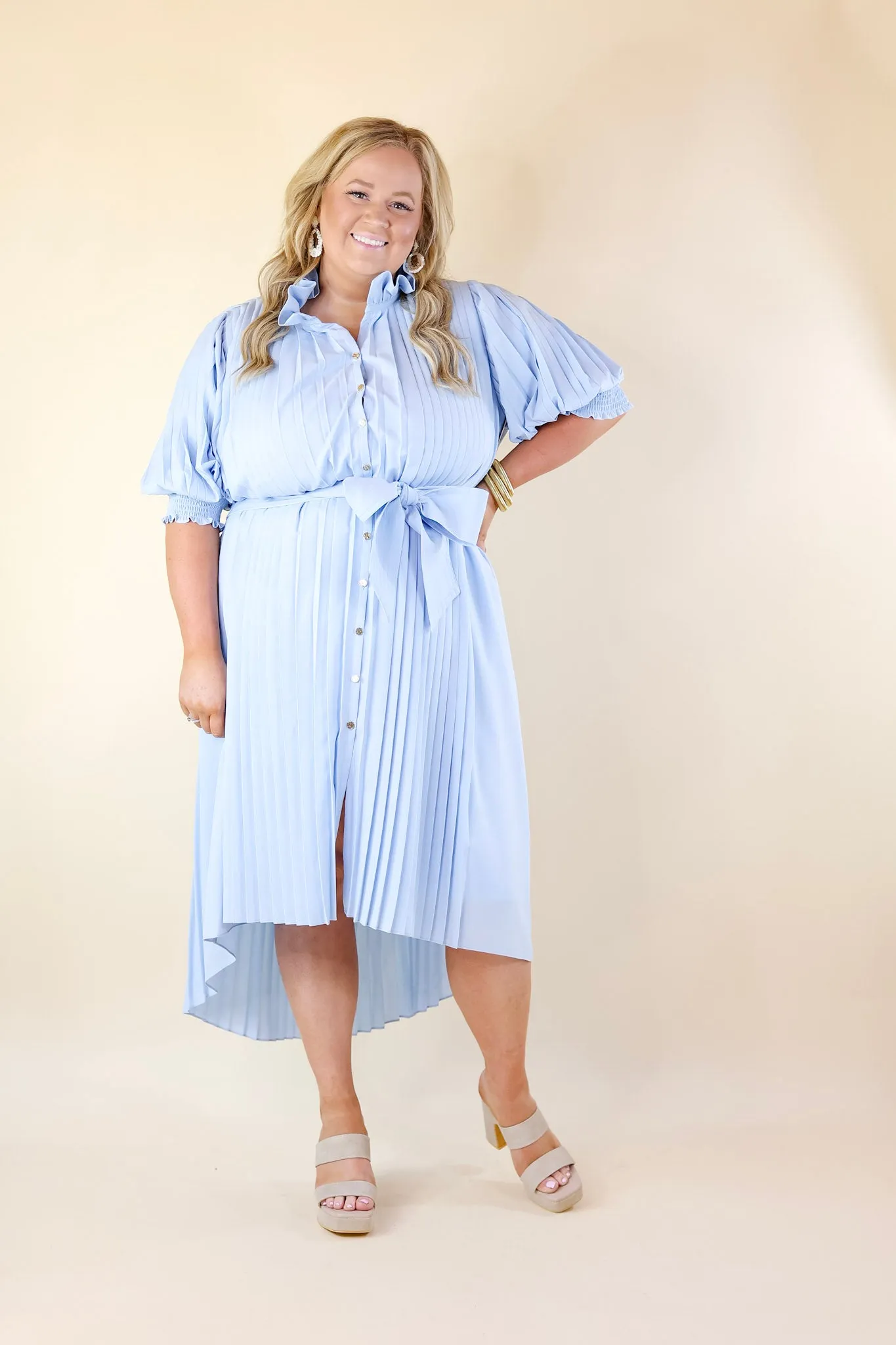 Emily McCarthy | Rowan Dress in Sail (Light Blue)