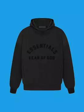 Fear of God Essentials Arch Logo Hoodie Black (SS23)