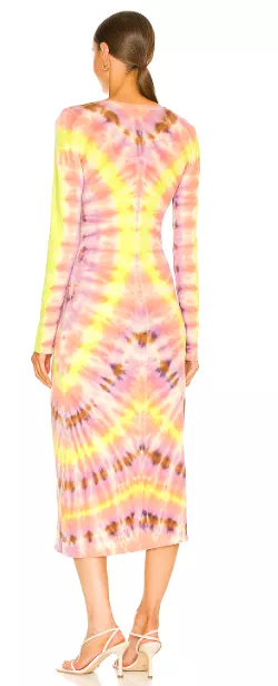 Fitted Tie Dye Dress