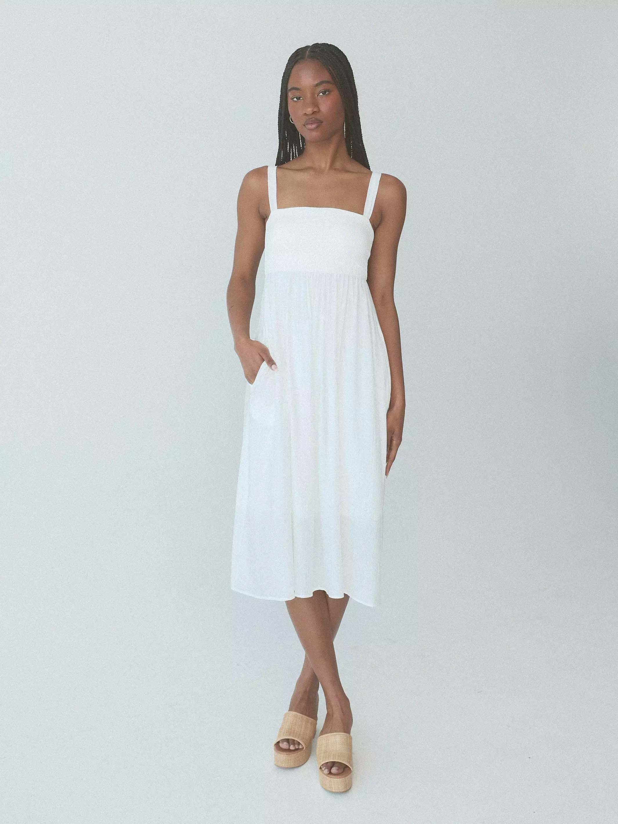 Flowy Tank Midi Brami Dress