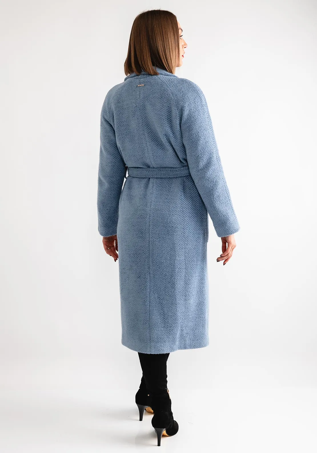 Goa Goa Tenerone Belted Coat, Blue