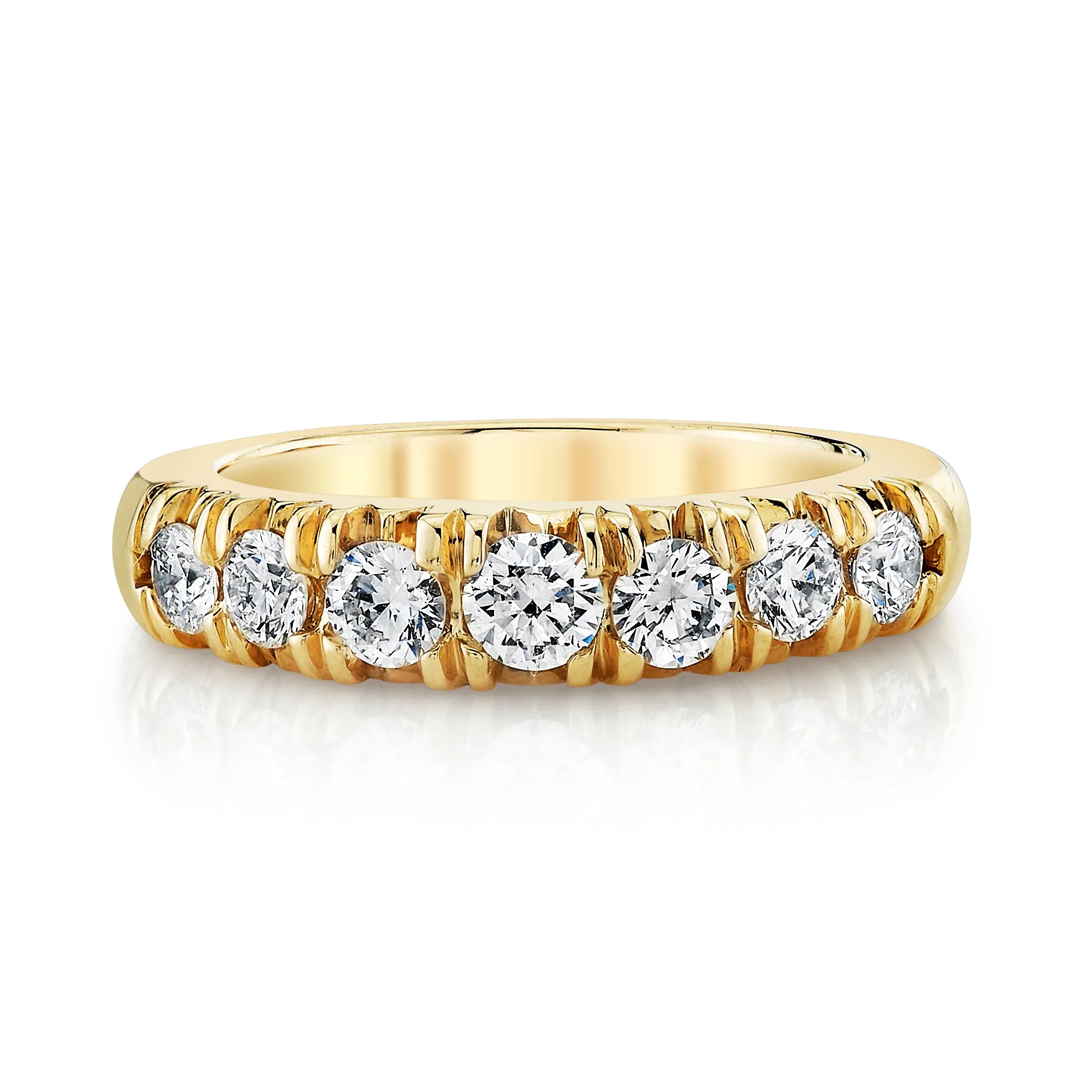 Graduated French Pavé Diamond Cloud Fit Band