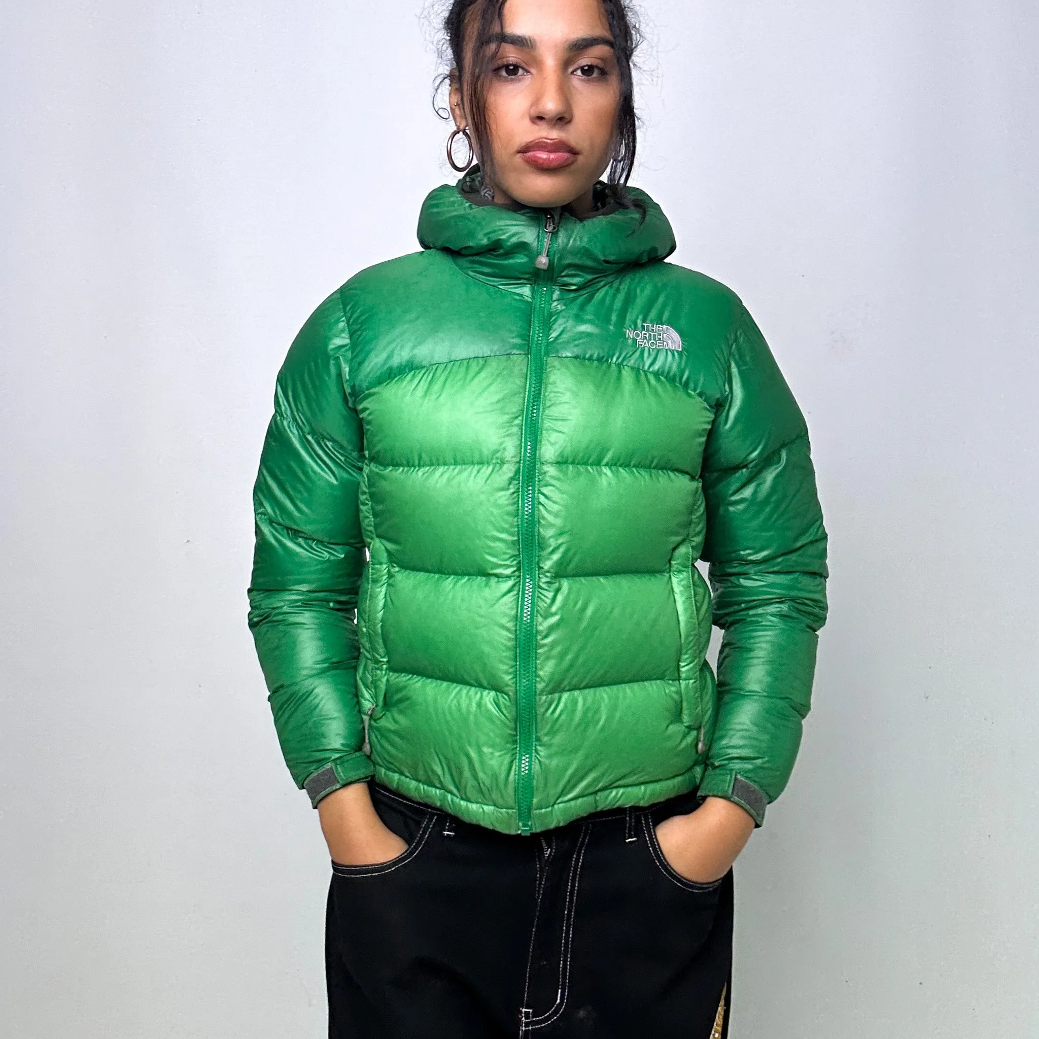 GREEN 90S THE NORTH FACE SUMMIT SERIES PUFFER JACKET COAT (