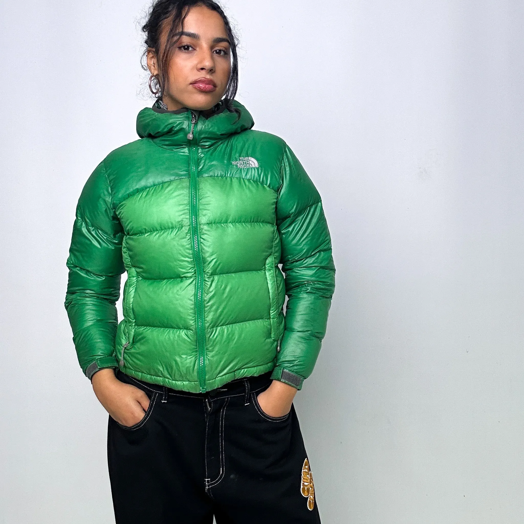 GREEN 90S THE NORTH FACE SUMMIT SERIES PUFFER JACKET COAT (