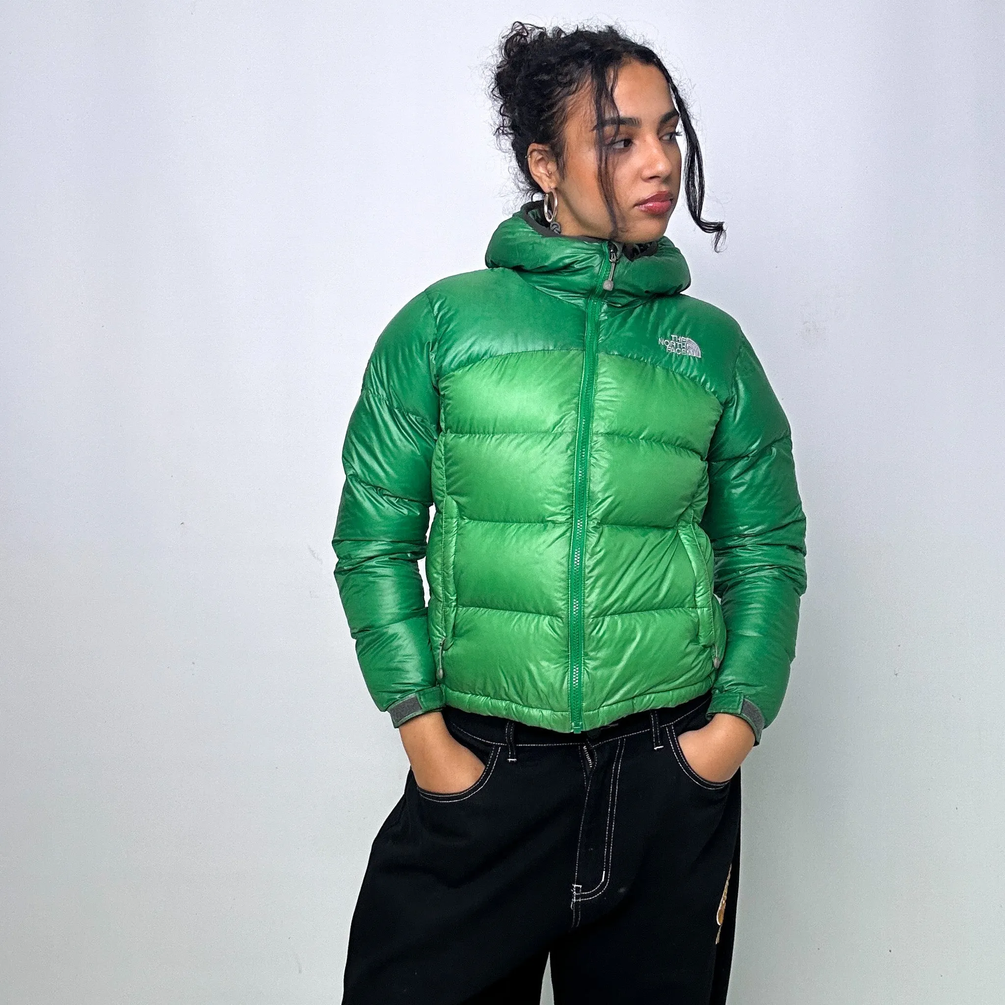 GREEN 90S THE NORTH FACE SUMMIT SERIES PUFFER JACKET COAT (