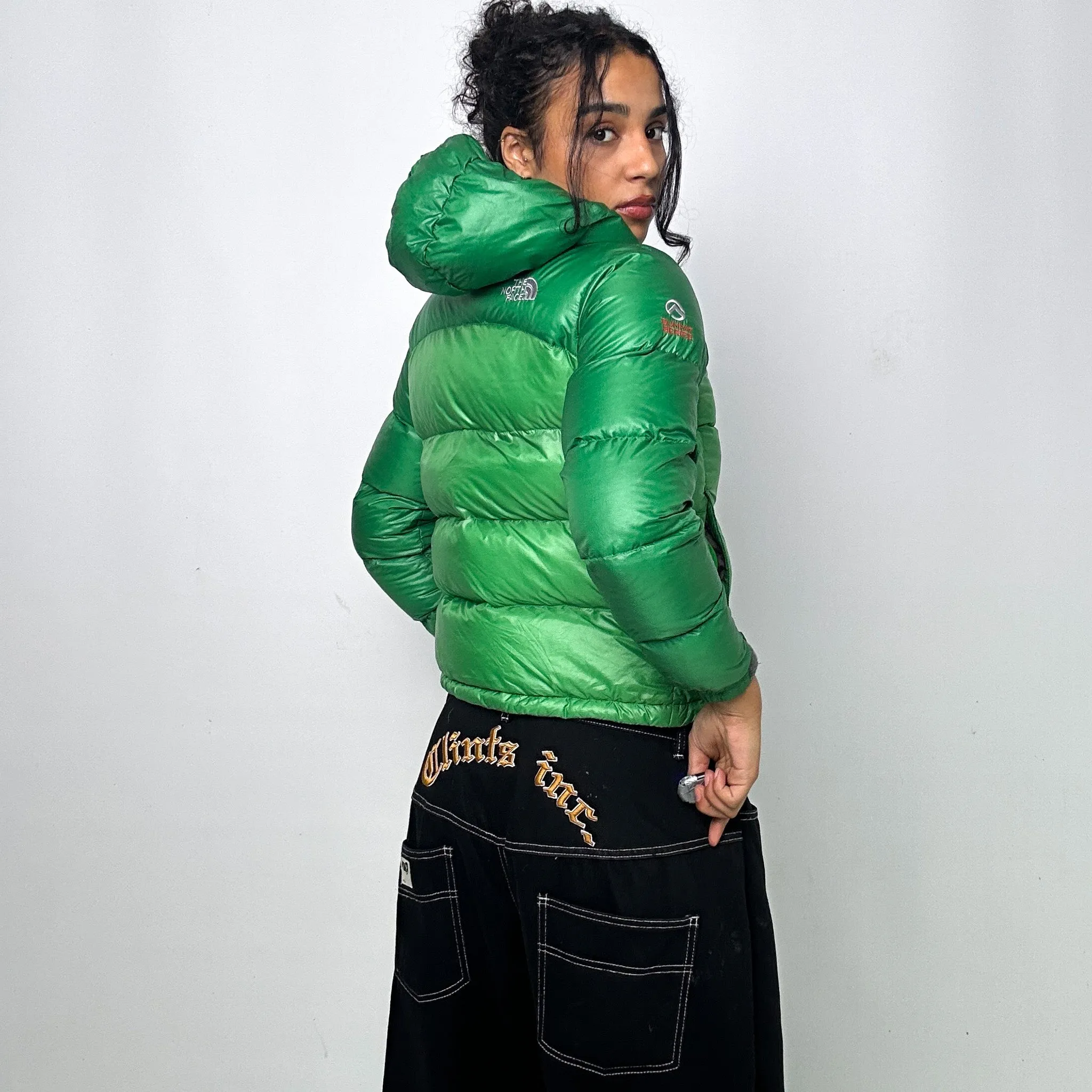 GREEN 90S THE NORTH FACE SUMMIT SERIES PUFFER JACKET COAT (