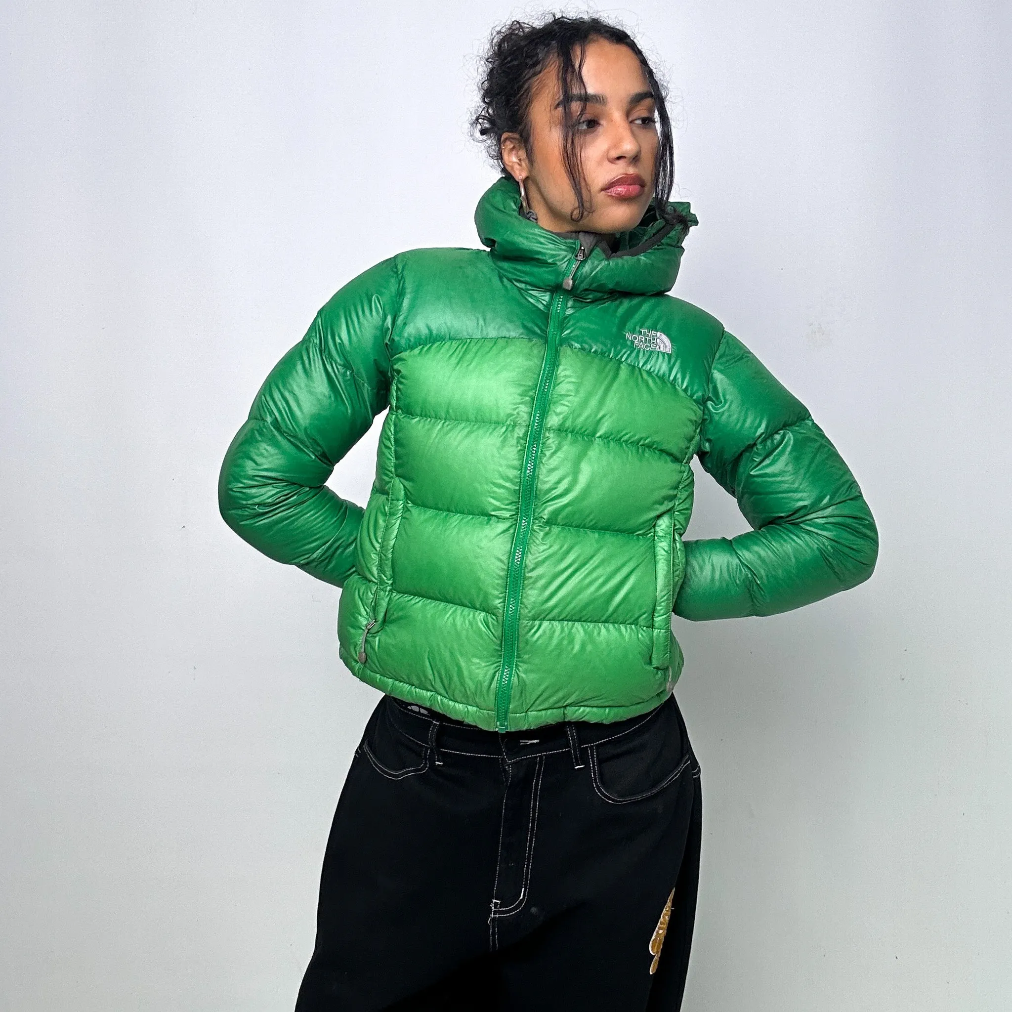 GREEN 90S THE NORTH FACE SUMMIT SERIES PUFFER JACKET COAT (