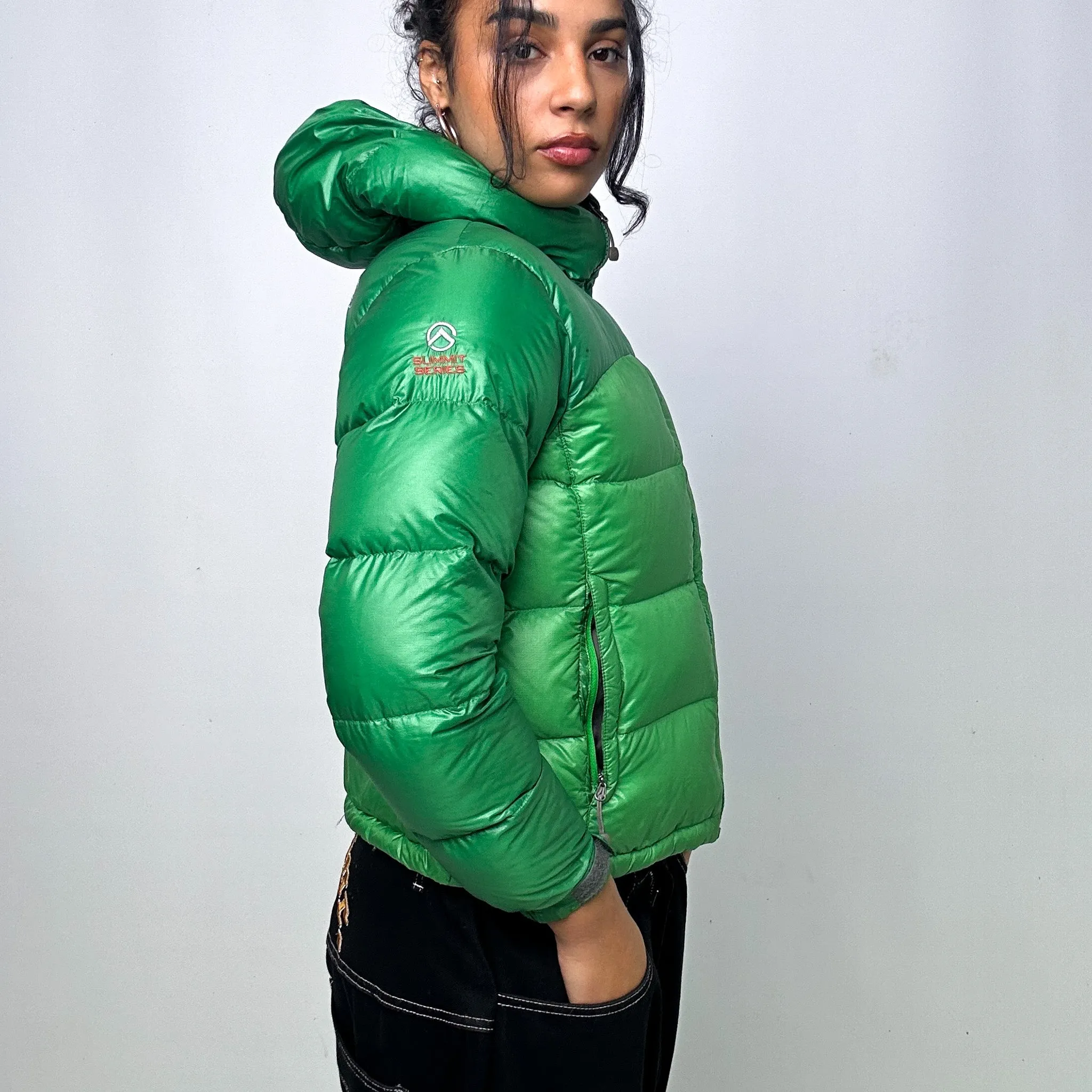 GREEN 90S THE NORTH FACE SUMMIT SERIES PUFFER JACKET COAT (