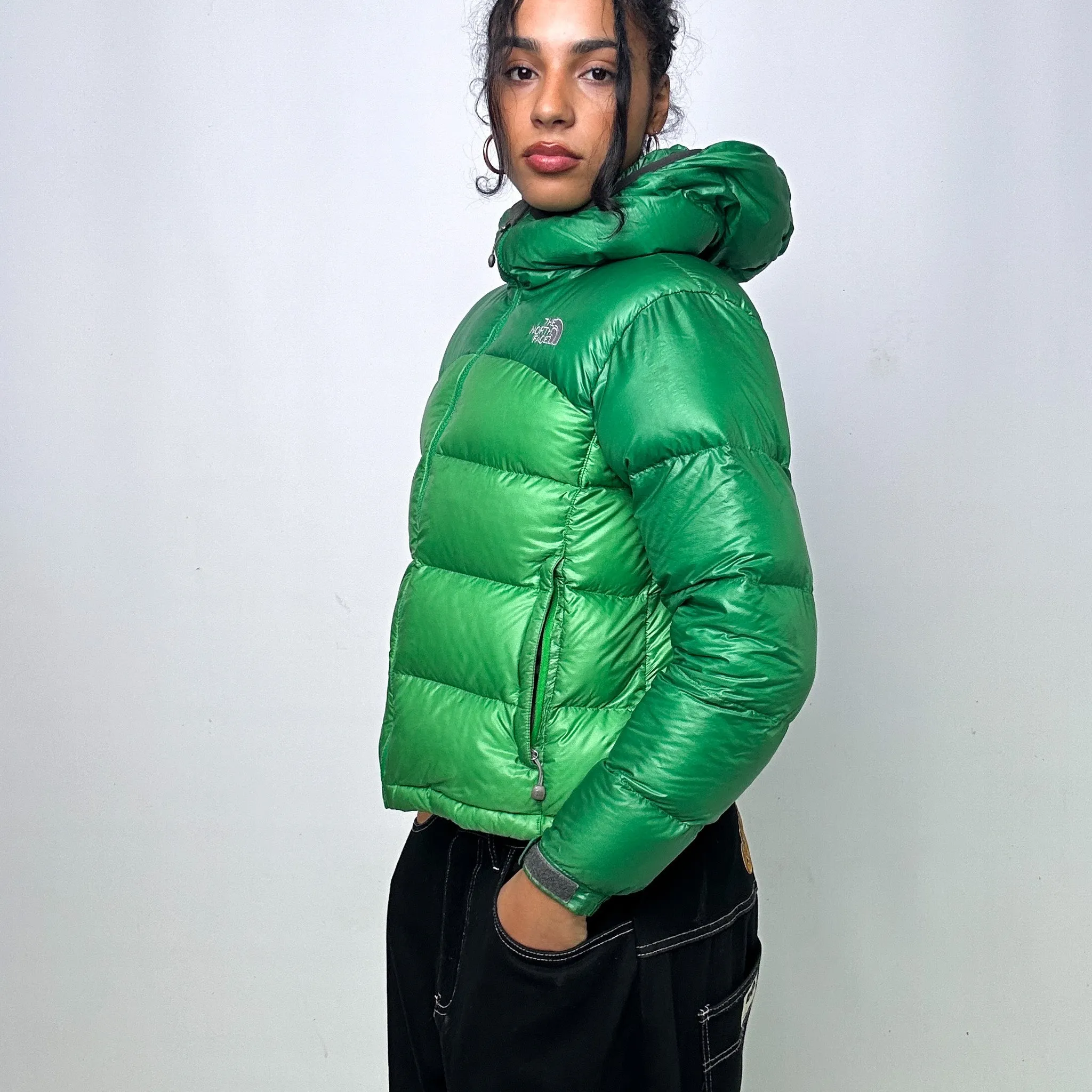 GREEN 90S THE NORTH FACE SUMMIT SERIES PUFFER JACKET COAT (