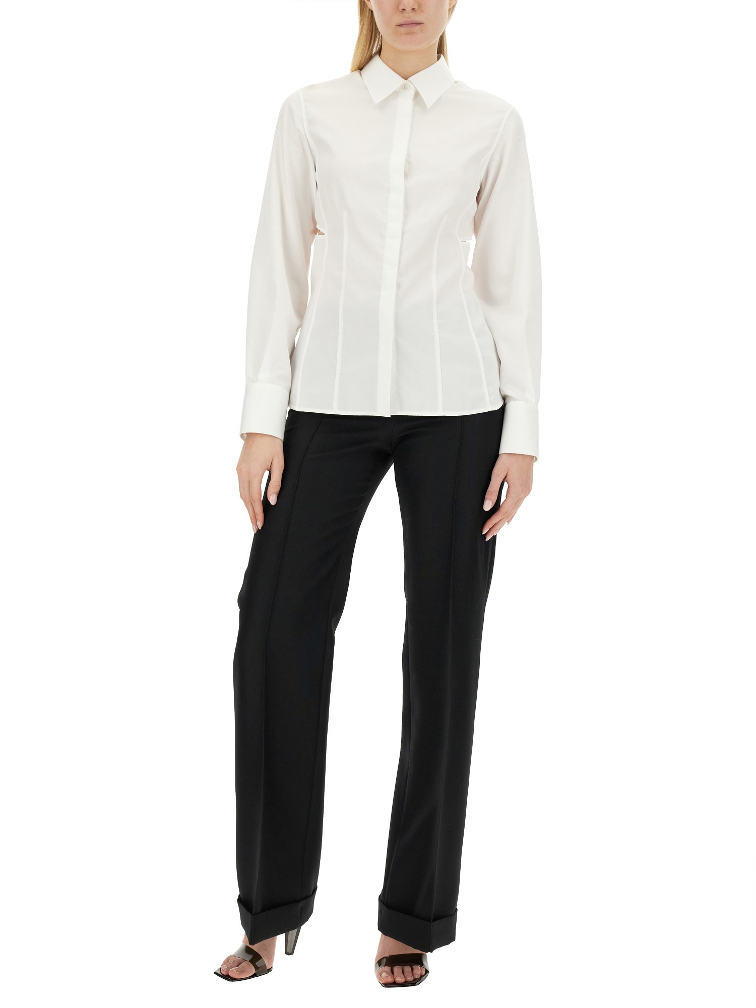 HELMUT LANG    SLIM FIT COTTON POPLIN SHIRT