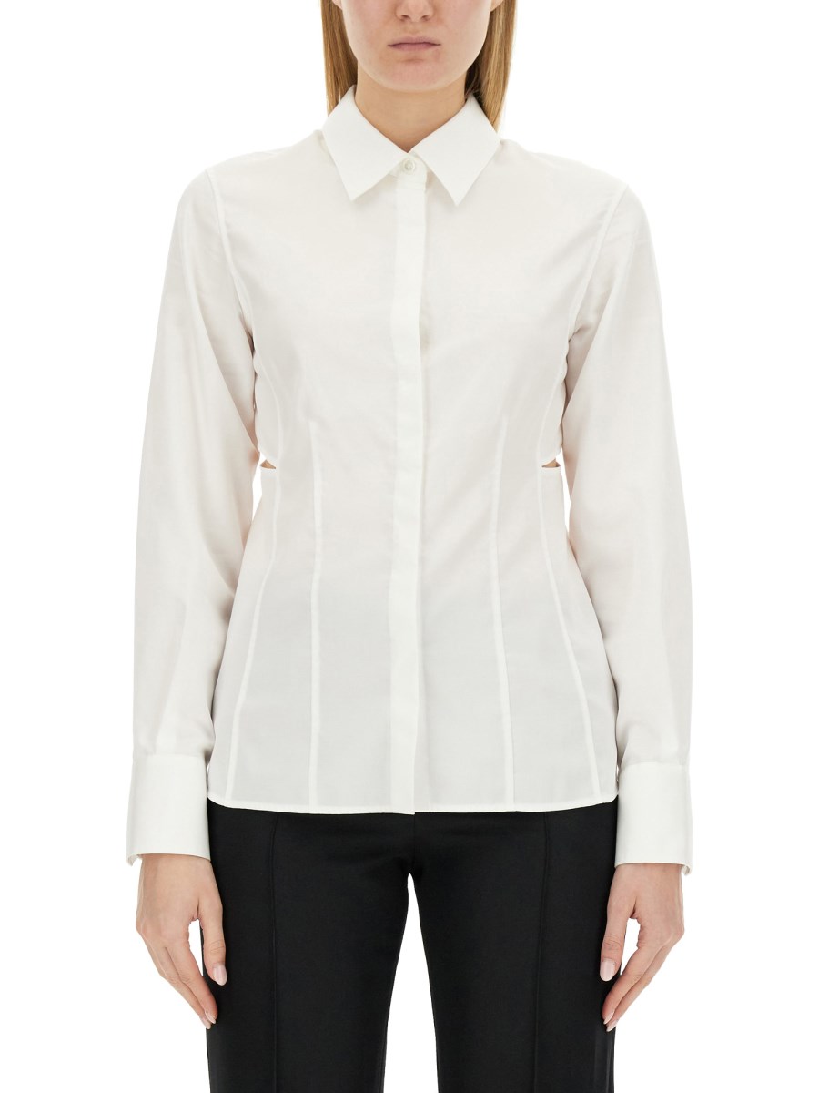 HELMUT LANG    SLIM FIT COTTON POPLIN SHIRT