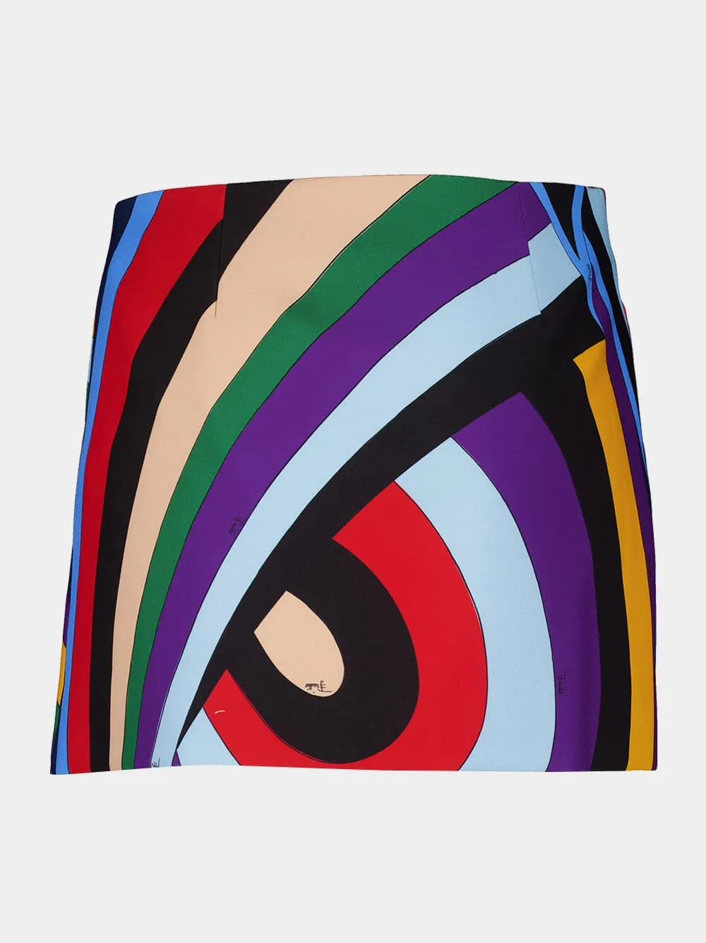 Iride-Print Mini Skirt