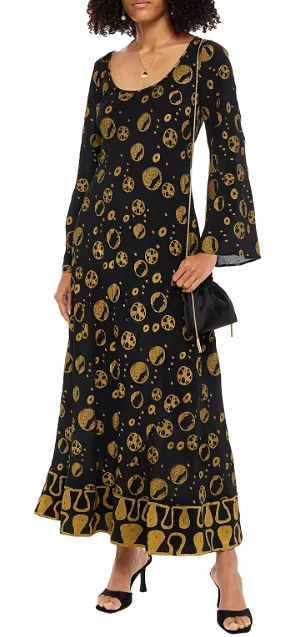 Jasmine Klimt Midi Dress