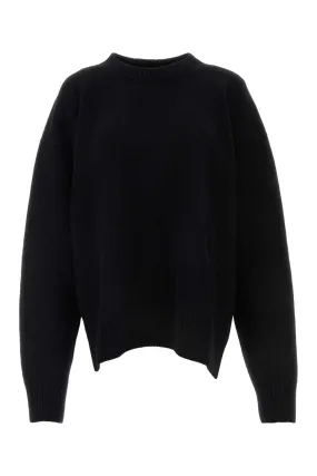 Jil Sander Black Wool Blend Sweater