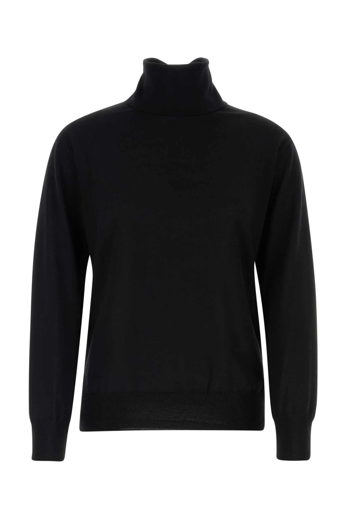 Jil Sander Black Wool Sweater