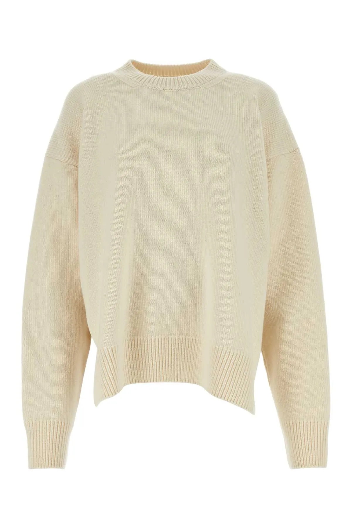 Jil Sander Ivory Wool Blend Sweater