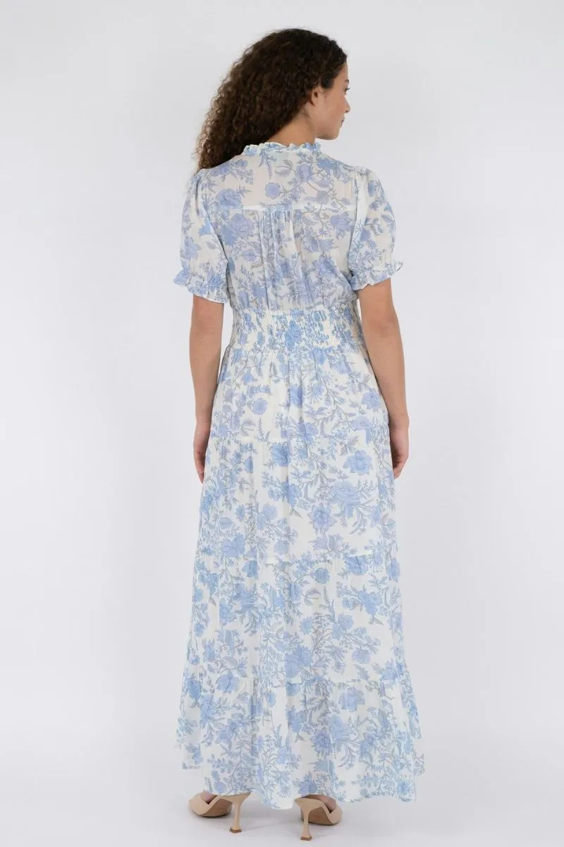 Kanza Rose Field Dress | Light Blue | Kjole fra Neo Noir