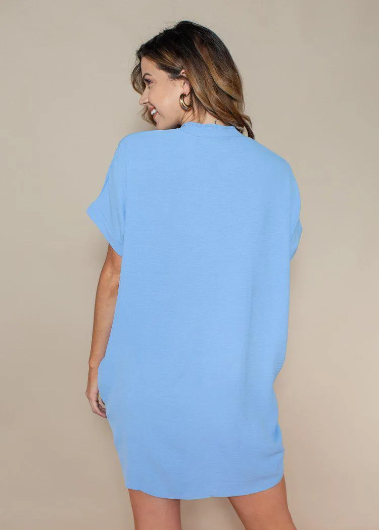 Karlie Light Blue Seville Tunic Dress