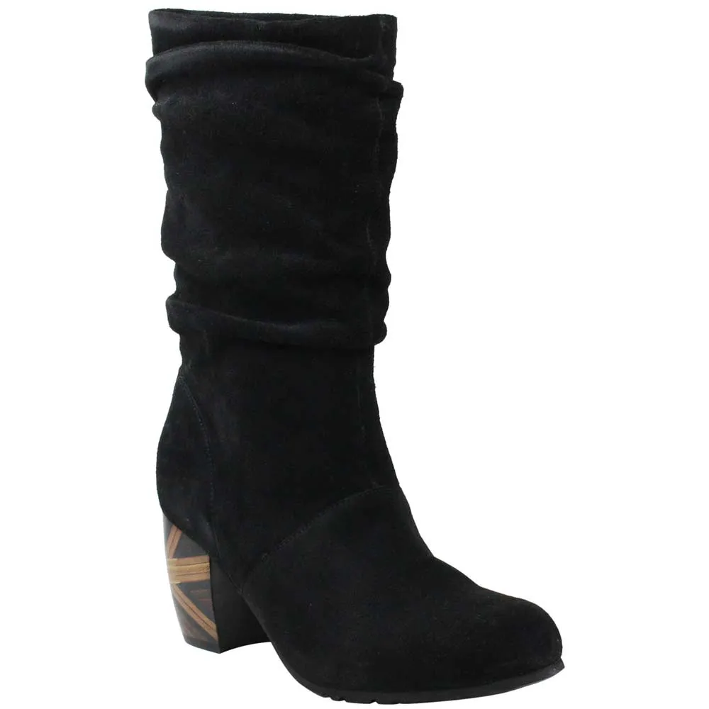 L'amour des Pieds Women's Pamby Black Suede Boot