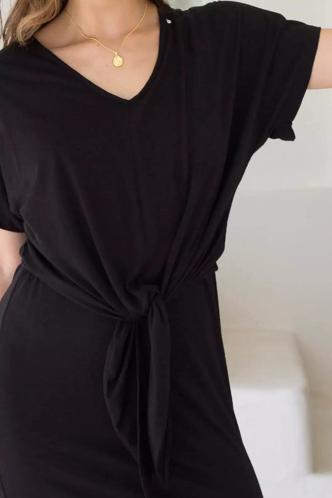 Lana Midi Dress - Black