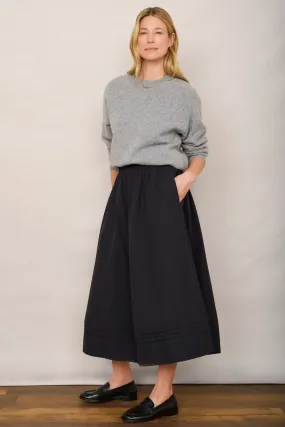 Laurie Taffeta Skirt - Midnight