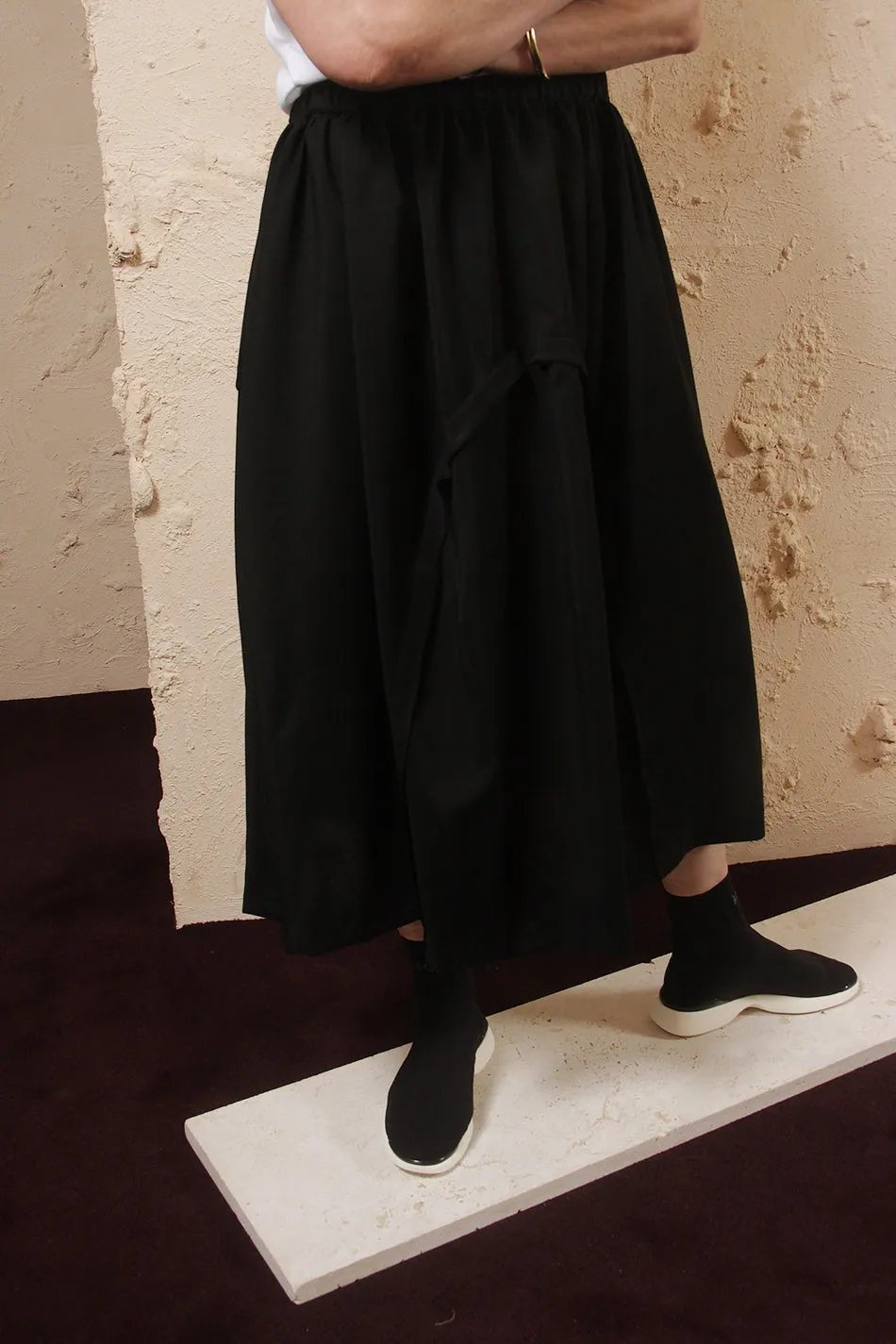 Layer Wool Skirt