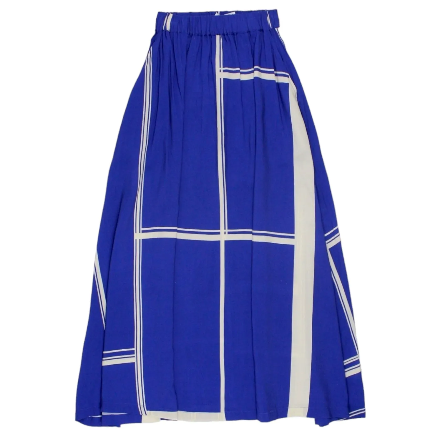 Libertine-Libertine Limoges Blue Graphic Skirt