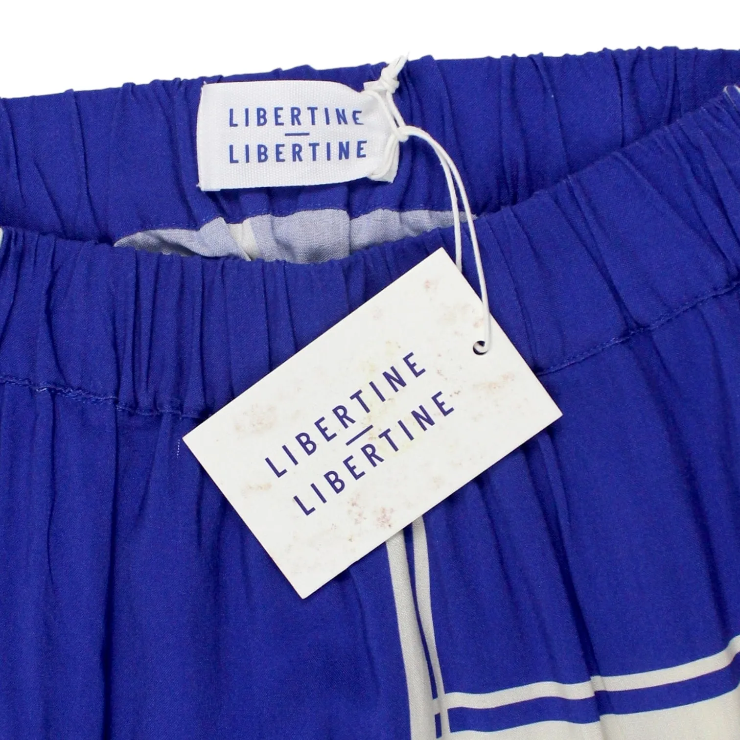 Libertine-Libertine Limoges Blue Graphic Skirt