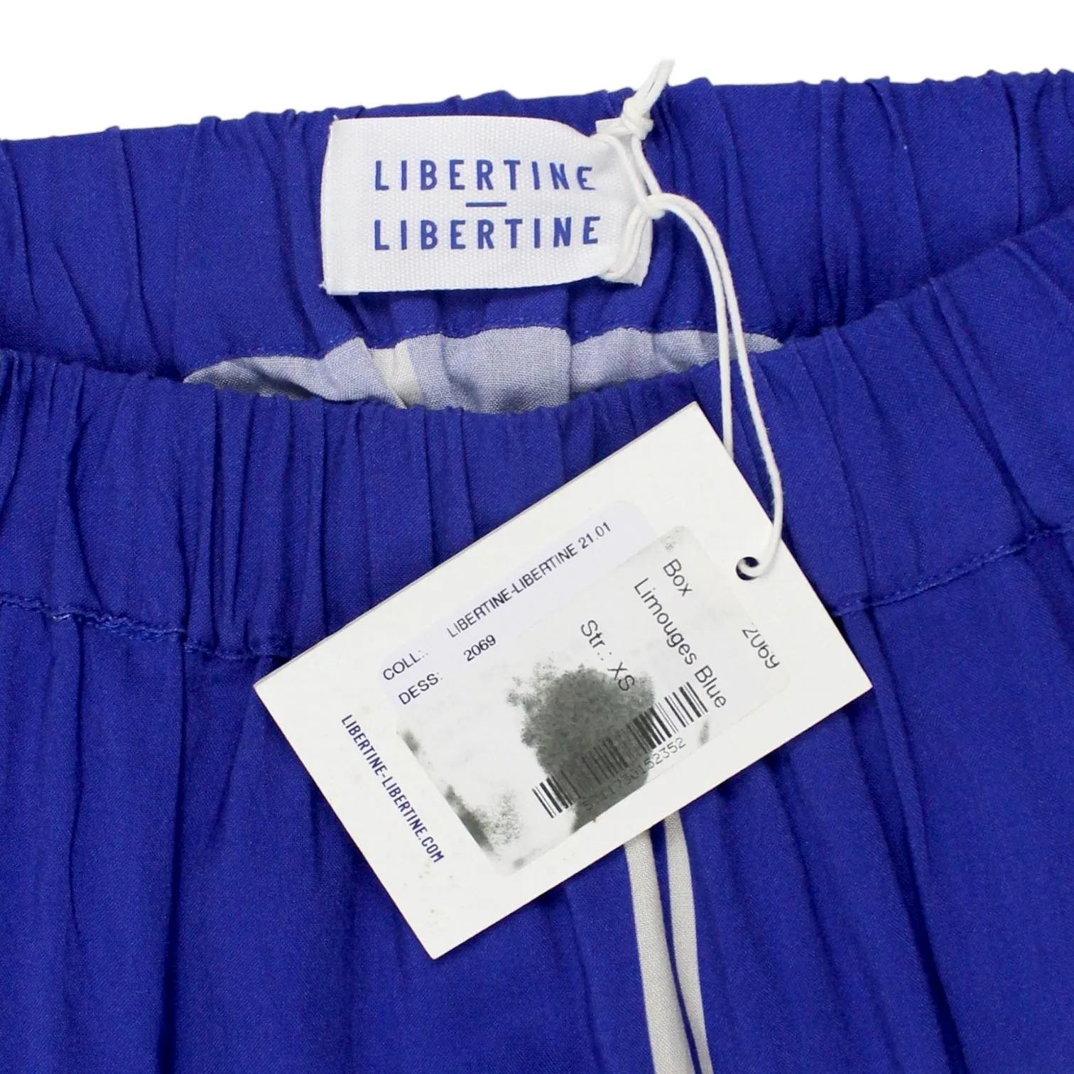 Libertine-Libertine Limoges Blue Graphic Skirt