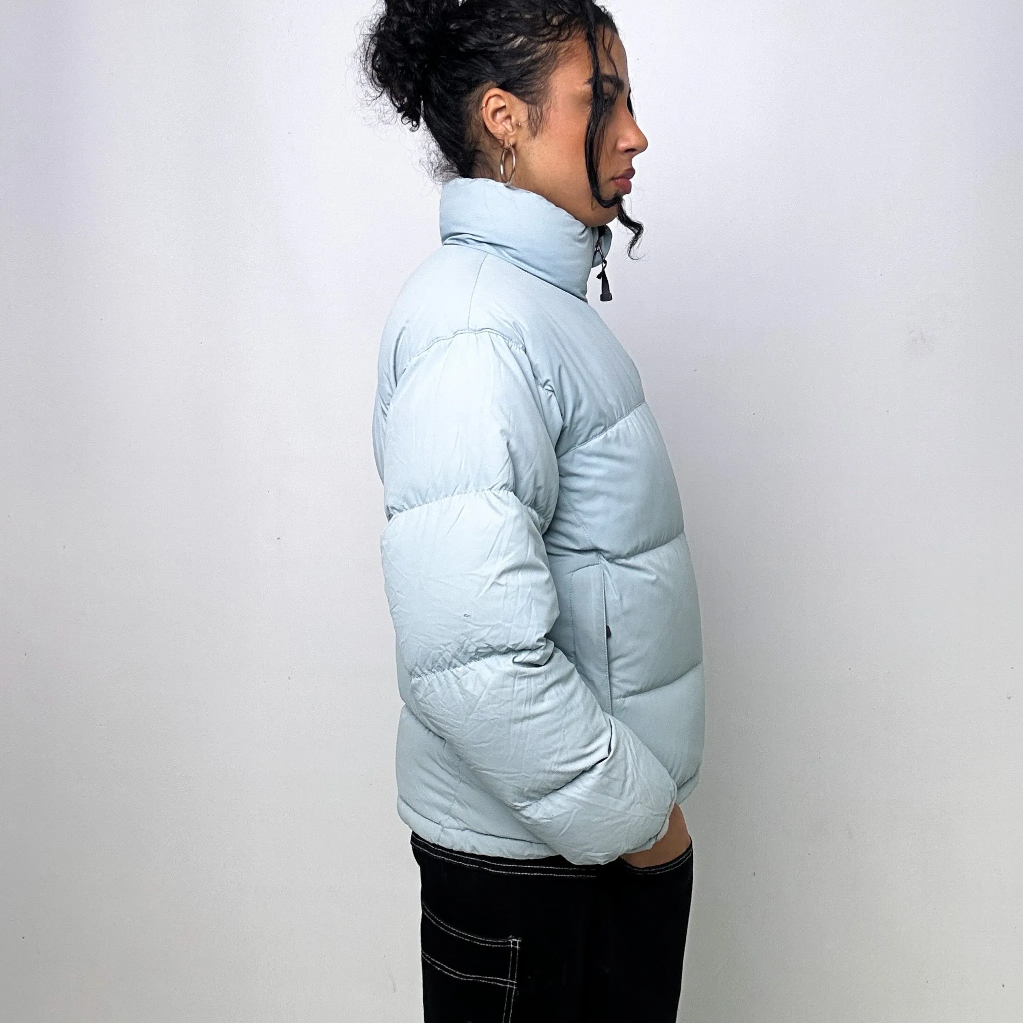 LIGHT BLUE 90S BERGHAUS PUFFER JACKET COAT (