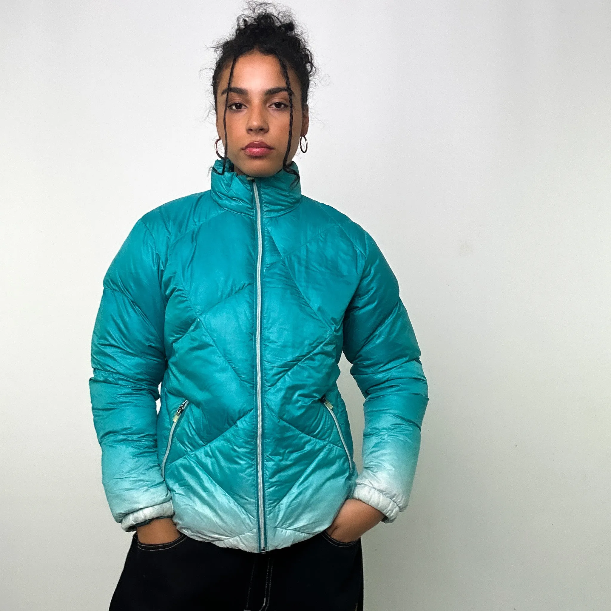 LIGHT BLUE Y2KS NIKE ACG PUFFER JACKET COAT (